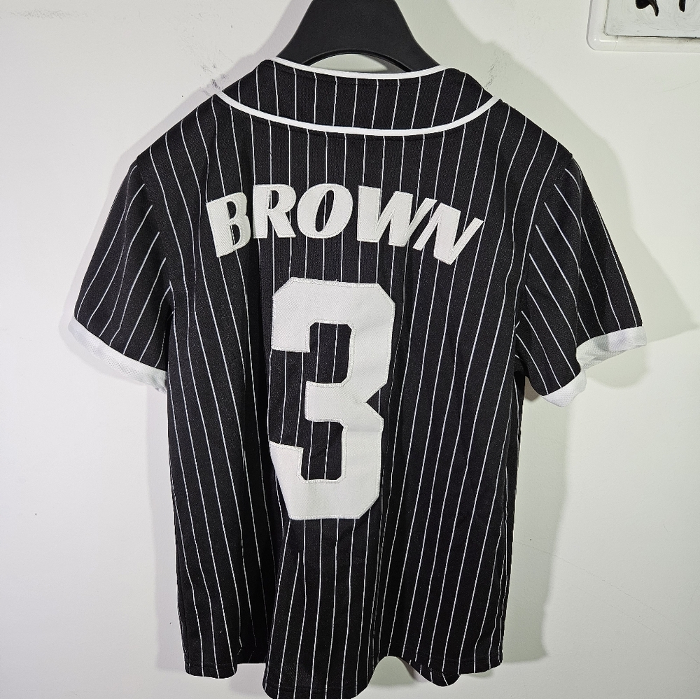 RARE Kane Brown MLB All Star Game Black & White Pinstriped Jersey!
